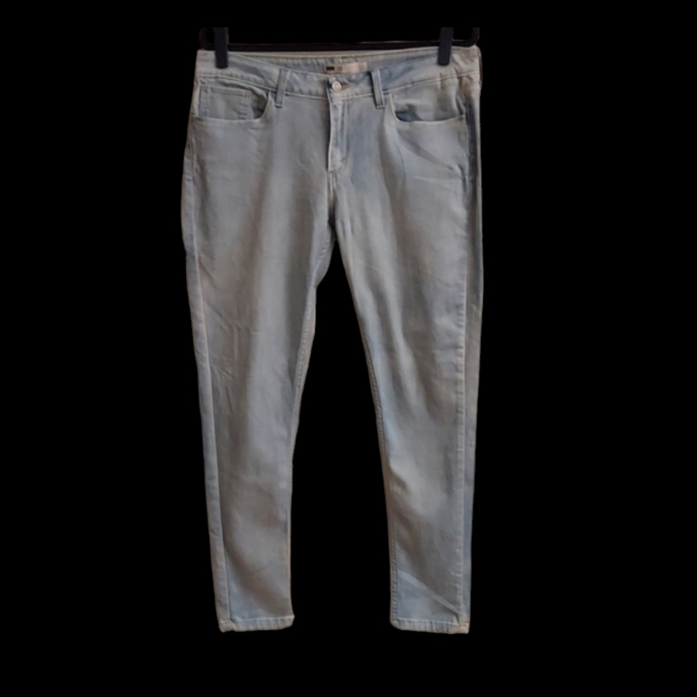 LEVI'S Women's 535 Lightwash Mid Rise Skinny Jeans sz 33